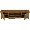 Teasel ETU Entertainment TV Unit 240cm 2 Drawer Solid Pine Wood - Rustic Oak Deals499