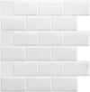 Tiles 3D Peel and Stick Wall Tile Hexagon White (30cm x 30cm x 10 sheets) Deals499