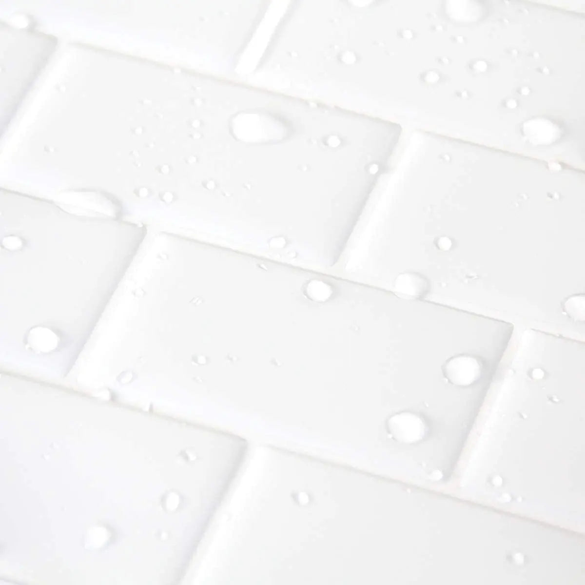 Tiles 3D Peel and Stick Wall Tile Hexagon White (30cm x 30cm x 10 sheets) Deals499