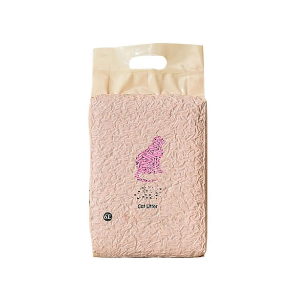 Tofu Cat Litter 6L Edible Crystals Flushable Pipers Sand Biodegradable Peach X4 Deals499