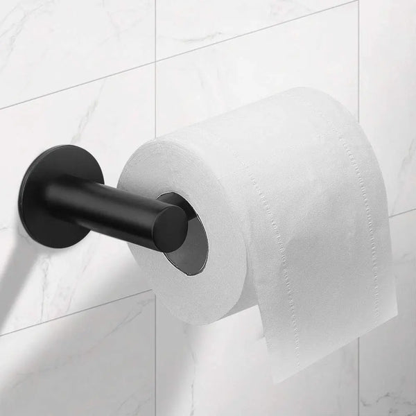 Toilet Paper Holder Self Adhesive Black Bathroom Paper Roll Holder Roll Holder 304 Deals499