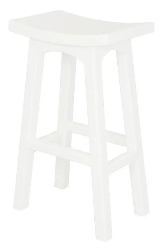 Tokyo Timber Bar Stool H 77 cm (White) Deals499