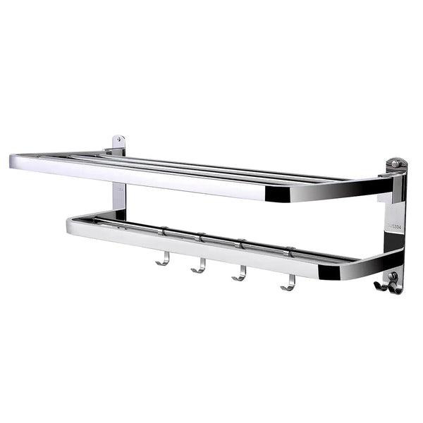 Towel Rail Rack Racks Ladder Shelf Bar Stainless Steel Wall Mounted Bathroom Deals499