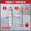 Trailer Caravan Canopy Jack Leg Stand Heavy Duty 2267KG/5000lbs Side Handle from Deals499 at Deals499