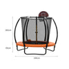 Trampoline Round Trampolines Mat Springs Net Safety Pads Cover Basketball 8FT Deals499
