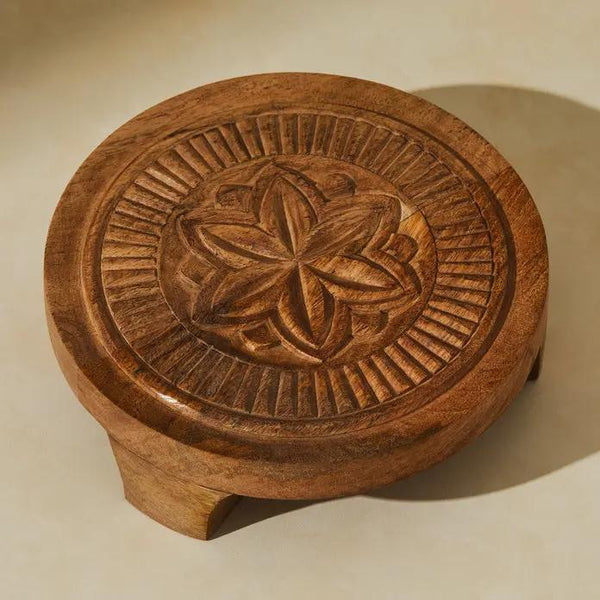 Tree Stripes Lotus Chapati Timber Riser Board Deals499