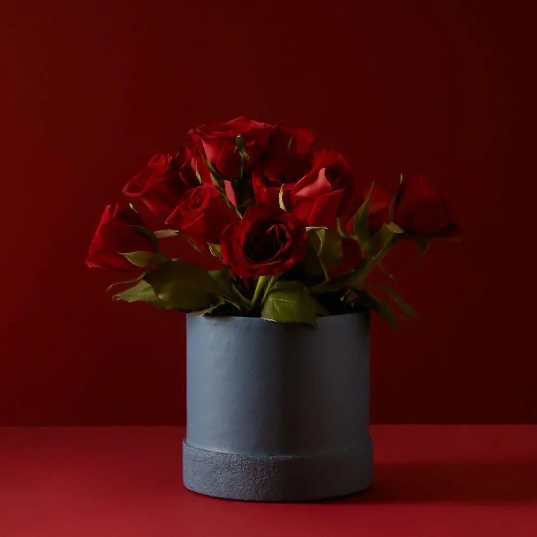 Tree Stripes Textured Base Pot - Arctic in Blue (Large) Deals499