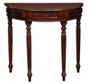 Turn Leg Half Round Sofa Table (Mahogany) Deals499