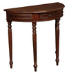 Turn Leg Half Round Sofa Table (Mahogany) Deals499