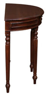 Turn Leg Half Round Sofa Table (Mahogany) Deals499