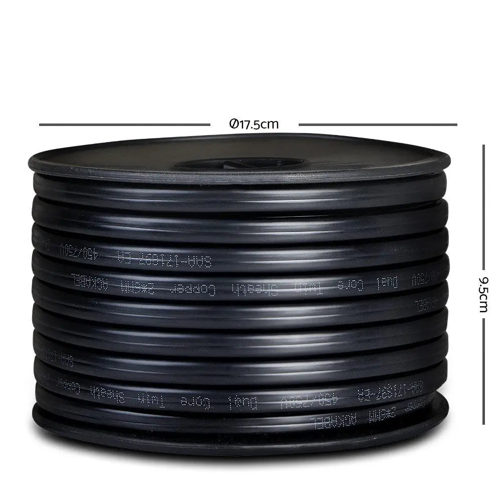 Twin Core Wire Electrical Automotive Cable 2 Sheath 450V 6MM 30M Deals499