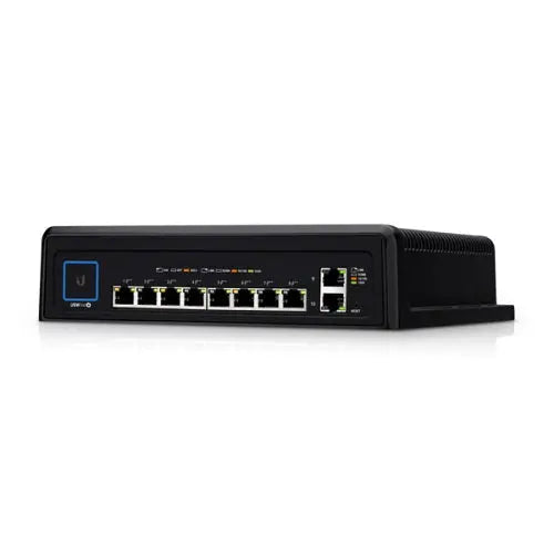 UBIQUITI UniFi Industrial/Rugged Fanless Operates Up To 50-Degrees, Managed Gigabit Layer 2 Switch, 802.3bt PoE++ UBIQUITI