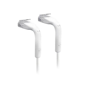 UBIQUITI patch cable with both end bendable RJ45 0.22m - White UBIQUITI