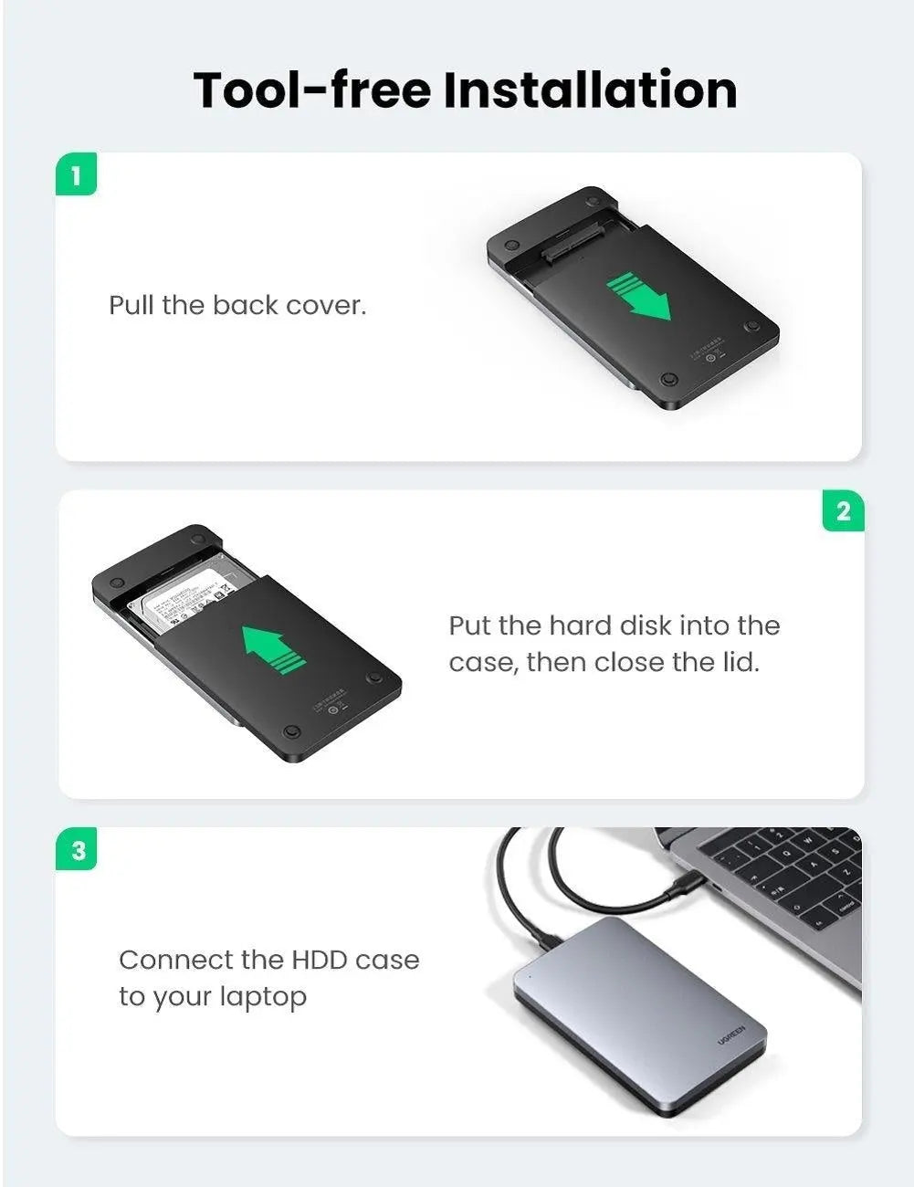UGREEN 70498 USB C 2.5