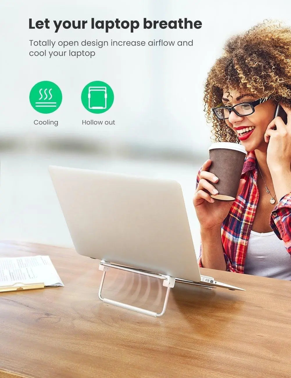UGREEN 80348 Adjustable Laptop Desk Stand Deals499