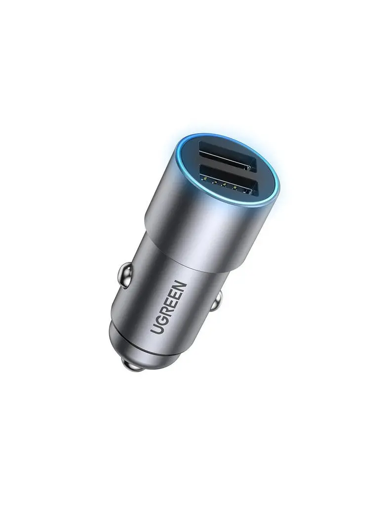 UGREEN Dual USB-A 24W Car Charger (Grey) - 50592 Deals499