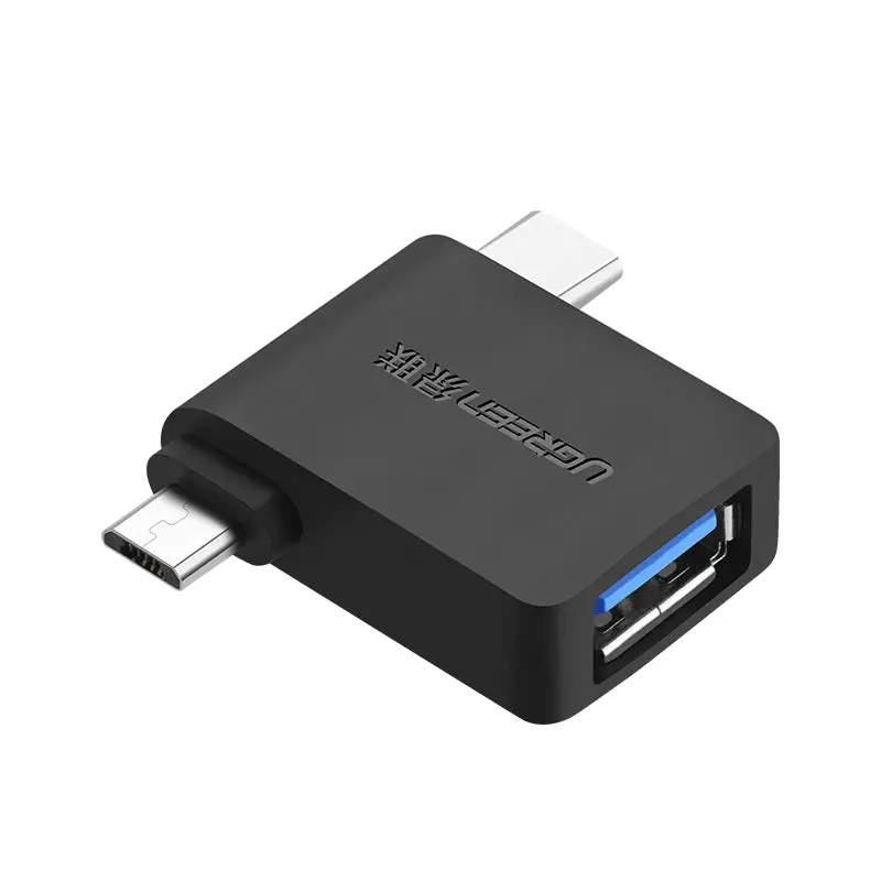 UGREEN Micro USB Male + USB-C to USB 3.0 Female OTG Adapter - 30453 Deals499