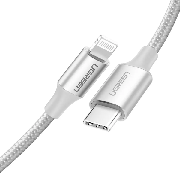 UGREEN  To Type-C 2.0 Male Cable 1M (Silver) - 70523 Deals499