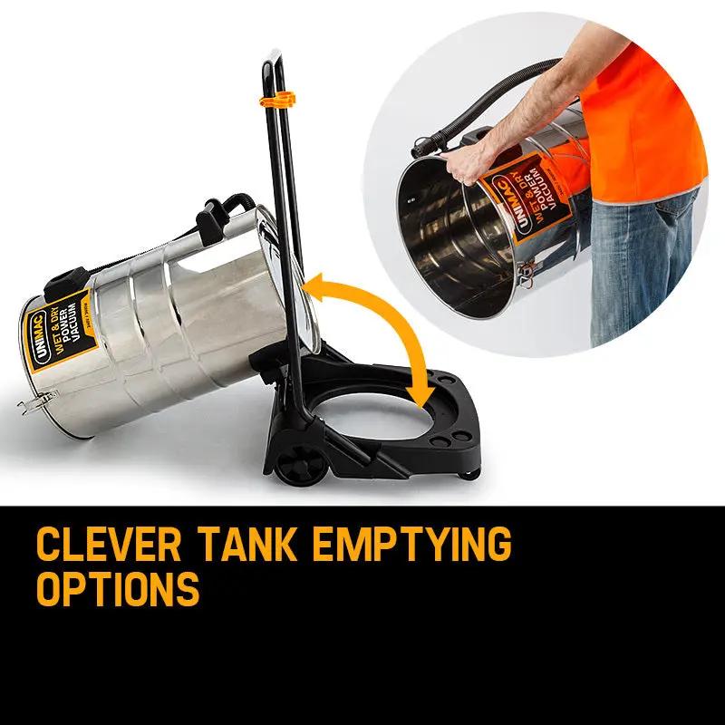 UNIMAC 100L Wet and Dry Vacuum Cleaner Bagless Commercial Grade Drywall Vac Deals499