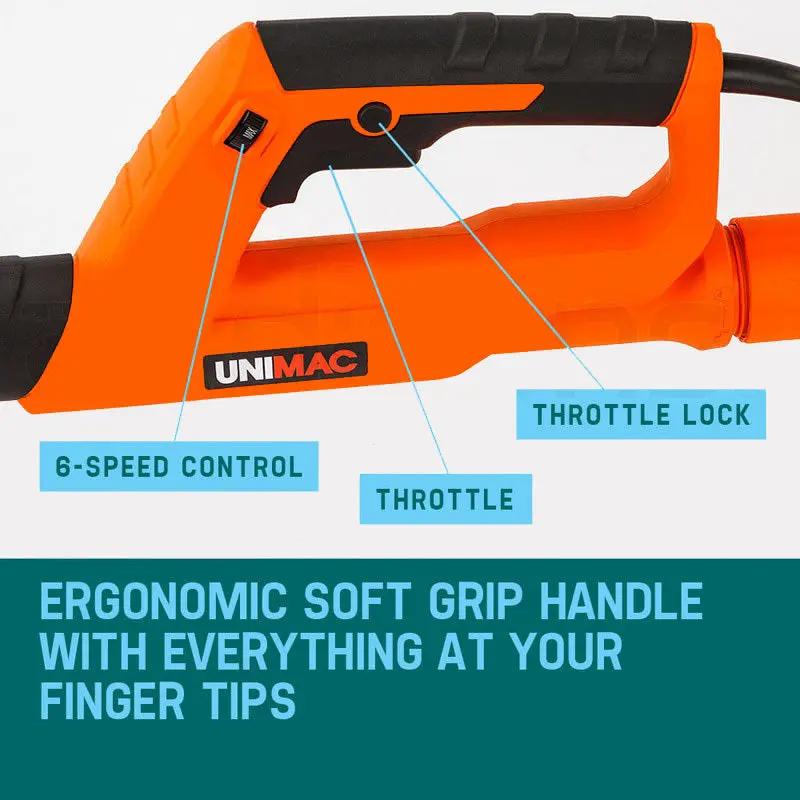 UNIMAC 1800W Drywall Sander Plaster Wall Gyprock Automatic Vacuum System Deals499