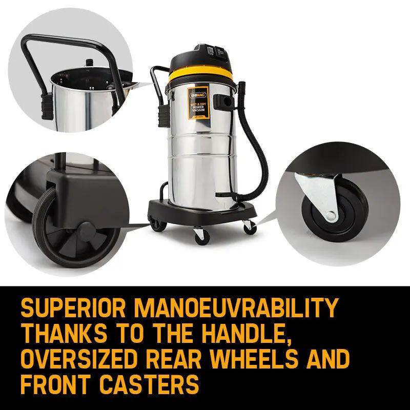 UNIMAC 60L Wet and Dry Vacuum Cleaner Bagless Industrial Grade Drywall Vac Deals499