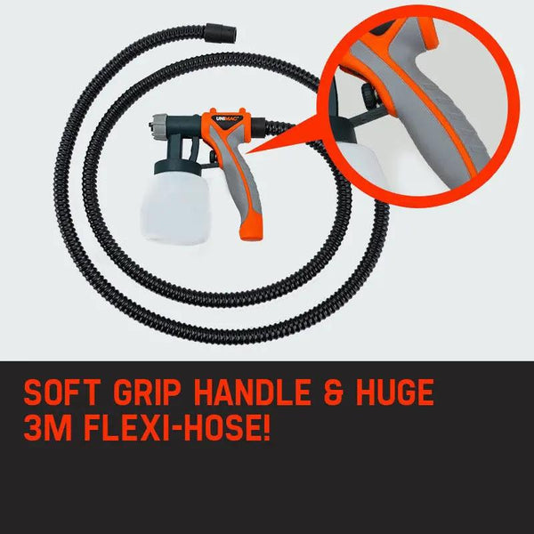 UNIMAC 740W HVLP Electric Paint Sprayer Gun - DIY Spray Station Tool Deals499