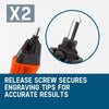 UNIMAC Engraving Tool - Electric Engraver Stencils Precision Hand Held Deals499