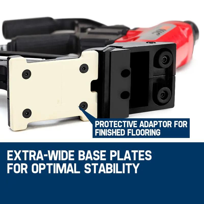 UNIMAC Pneumatic Flooring Nailer Staple Gun Floor Gas Nail Cleat Stapler Deals499