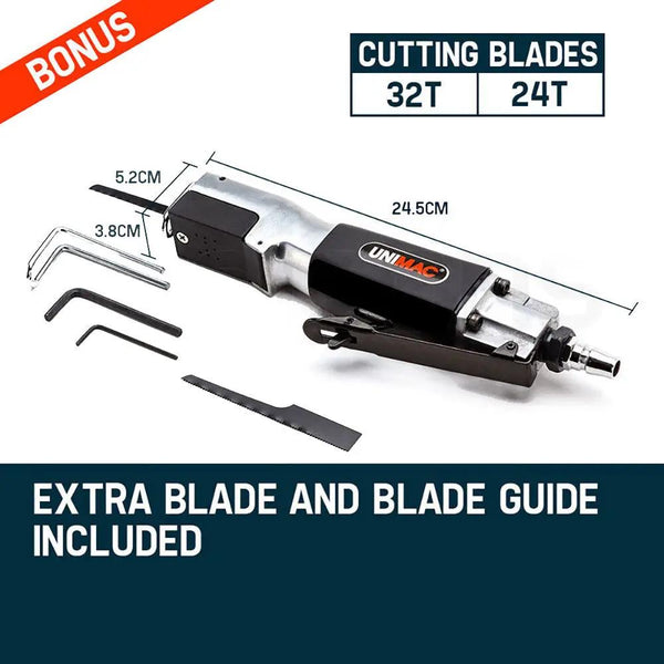 UNIMAC Pneumatic Reciprocating Hack Saw Air Cut Off Metal Blade Body Tool Deals499