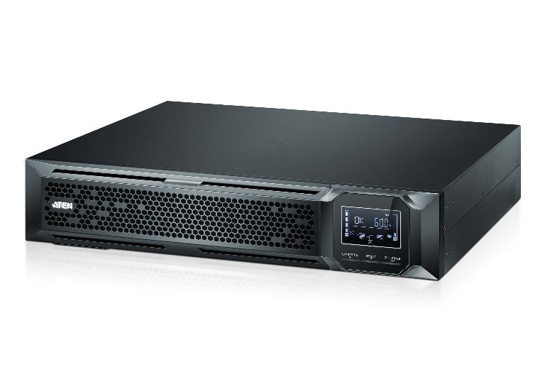 ATEN 3000VA/3000W Professional Online UPS  with USB/DB9 connection, 8 IEC C13 outlets and 1 IEC C19 outlet, (Includes 2 Years Advanced WTY) ATEN