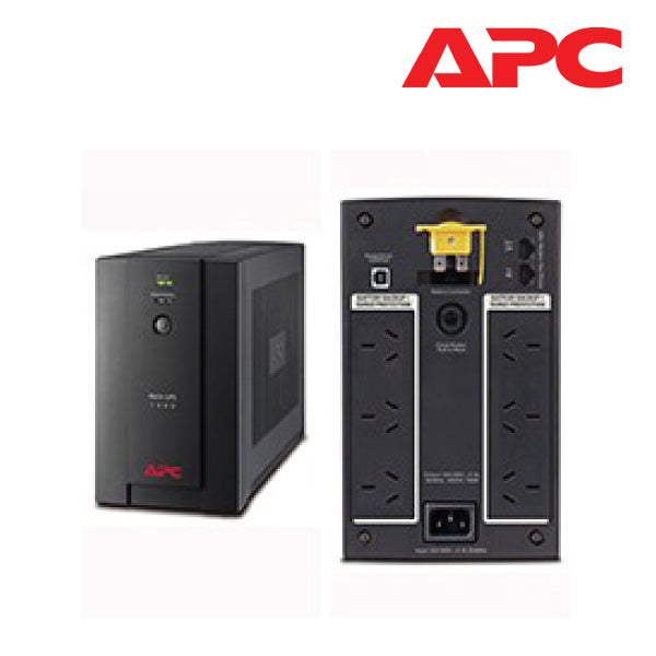 APC BX1400U-AZ UPS 1400VA/230V, USB, Australian Sockets, 2 Year Warranty APC