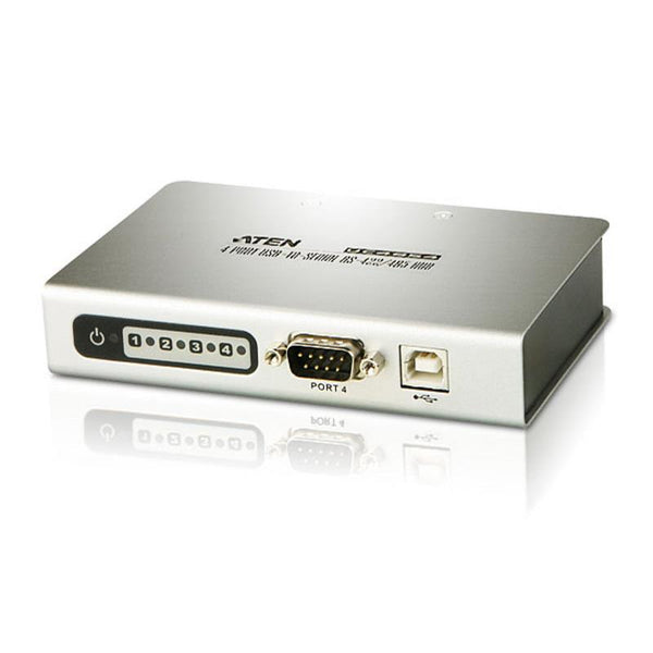 ATEN Serial Hub 4 Port USB to RS-485/422, Supports Hot-Swapping & Plug and Play, ATEN