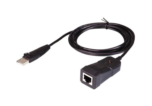 ATEN USB to RJ-45 Serial (RS232) converter; Support Straight RJ45 Cable, 921.6 Kbps Data Transfer Rate; OS Compatibility: Windows, Mac, Linux ATEN