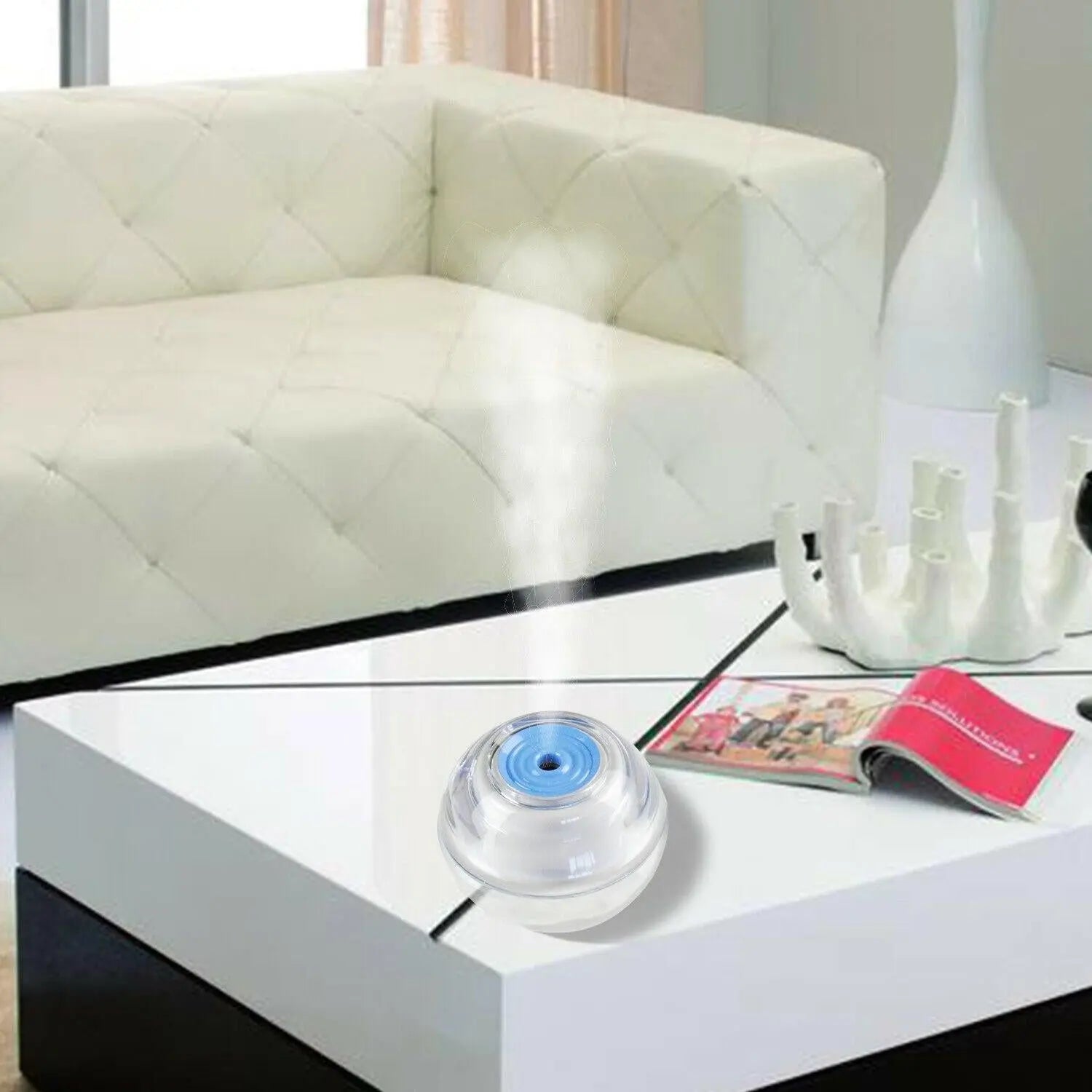 USB Air Humidifier Ultrasonic LED Crystal Nightlights Mist Diffuser Purifier Deals499