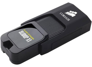 CORSAIR Flash Voyager Slider X1 256GB USB 3.0 Flash Drive - Capless Design Read 130MBs Plug and Play CORSAIR