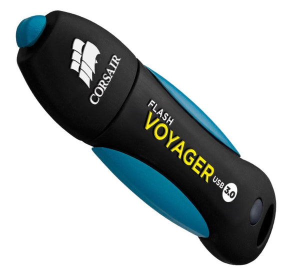 CORSAIR Flash Voyager 64GB USB 3.0 Flash Drive 190R/55W MB/s Compact All Rubber Housing Durable Rugged Drop Water Shock Resistant CORSAIR