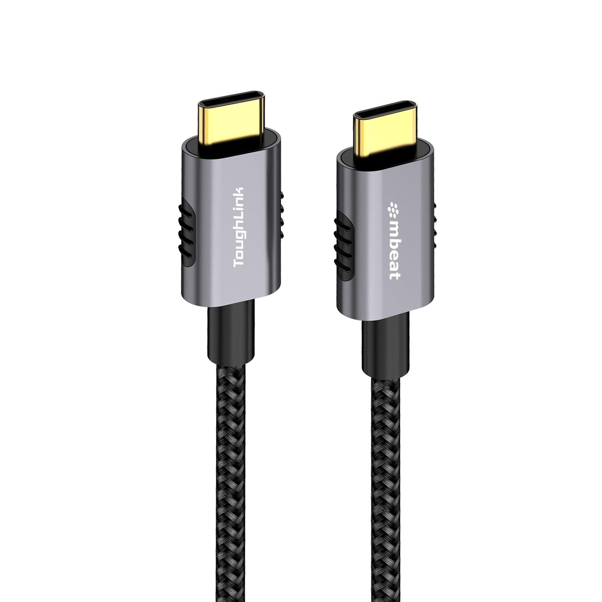MBEAT  Tough Link 1.8m Premium Braided USB-C to USB-C Cable 1.8M - Ideal for Notebook/Laptop MBEAT