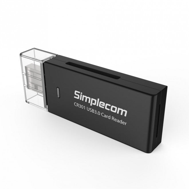 SIMPLECOM CR301 SuperSpeed USB 3.0 Card Reader 2 Slot SIMPLECOM