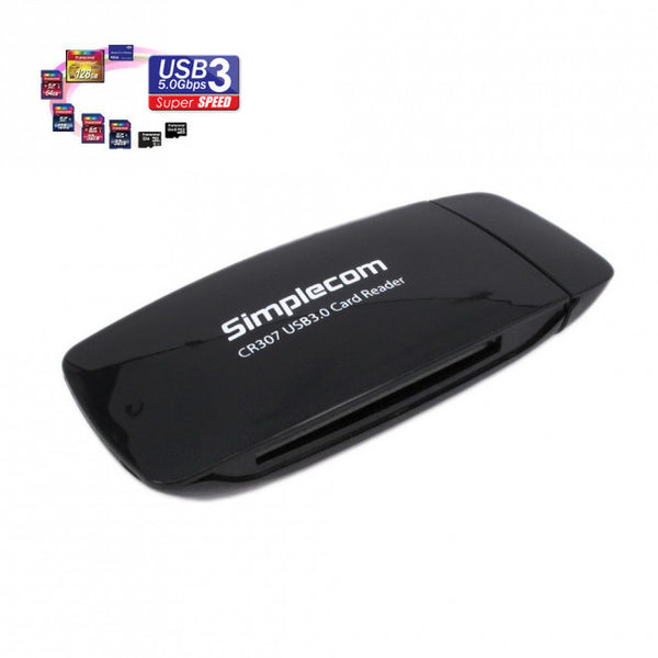 Simplecom CR307 SuperSpeed USB 3.0 Card Reader 4 Slot with CF SIMPLECOM