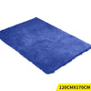 Ultra Soft Anti Slip Rectangle Plush Shaggy Floor Rug Carpet 120x170cm Blue Deals499