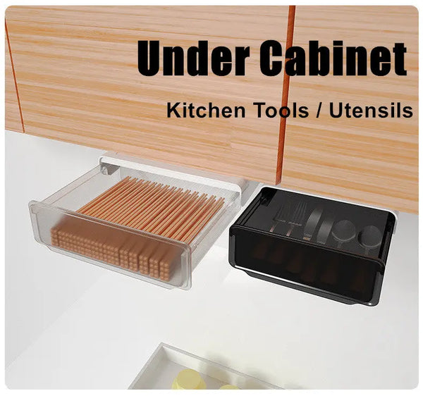Under Desk Drawer Slide-out Large Office Organizers and Storage Drawers - Large Black from Deals499 at Deals499