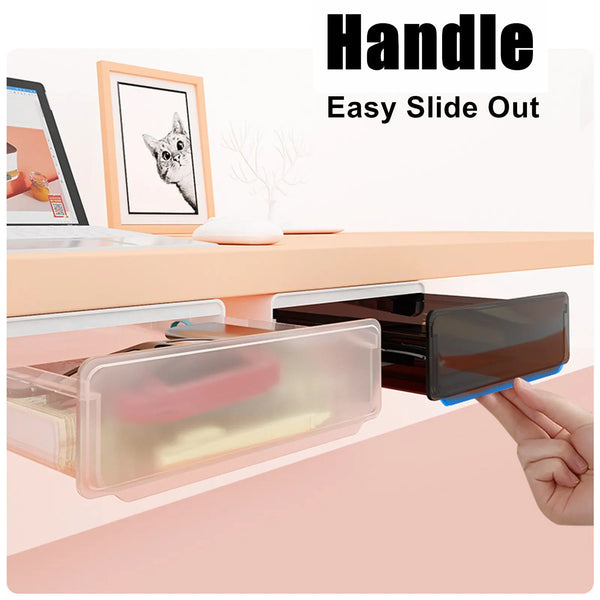 Under Desk Drawer Slide-out Large Office Organizers and Storage Drawers - Small Clear from Deals499 at Deals499