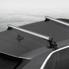 Universal Car Roof Rack 1450mm Cross Bars Aluminium Silver Adjustable Brackets Carrier 90kg Deals499