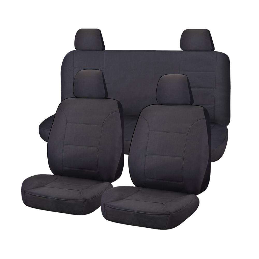 Seat Covers for NISSAN NAVARA D23 SERIES 1-2 NP300 03/2015 - 10/2017 DUAL CAB FR CHARCOAL ALL TERRAIN Deals499