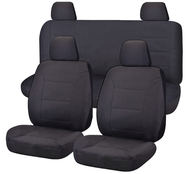 Seat Covers for NISSAN NAVARA D23 SERIES 3 NP300 11/2017 - 11/2020 DUAL CAB FR CHARCOAL ALL TERRAIN Deals499