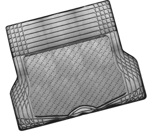 ALUMINIUM LOOK 1-Piece Boot Mat - CARBON [Rubber/Aluminium Look] Deals499