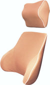 Peach Memory Foam Lumbar Back & Neck Pillow Support Back Cushion Office Car Seat Deals499