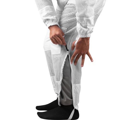 OZBee Premium Full Suit 3 Layer Mesh Ultra Cool Ventilated Round Head Beekeeping Protective Gear Size  3XL Deals499