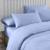 Royal Comfort 2000TC Quilt Cover Set Bamboo Cooling Hypoallergenic Breathable Light Blue King Deals499