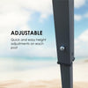 Arcadia Furniture Gazebo 3 x Metre Canopy Navy Portable Pop Up Outdoor Beach Deals499